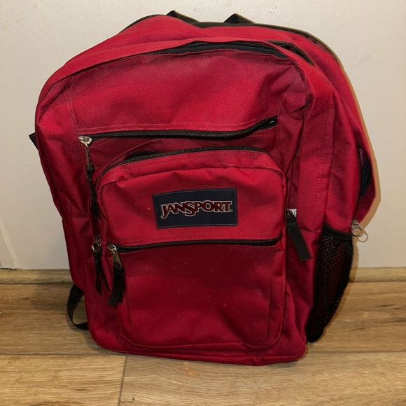 JanSport Classic Red Backpack - Picture 1 of 2